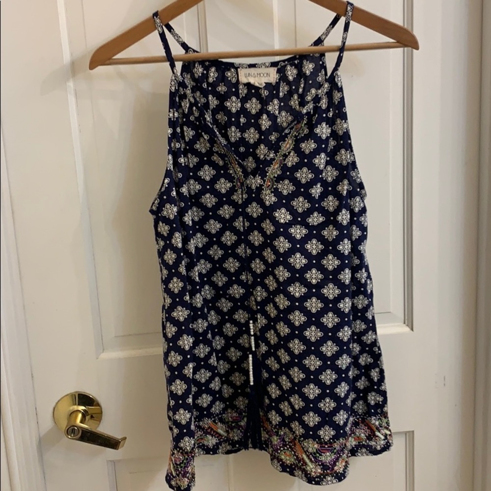 Luna Moon boho tank. S